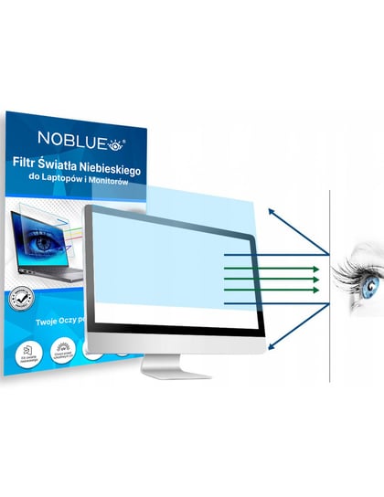 Filtr Światła Niebieskiego 14.0 cali na Ekrany Monitorów i Laptopów NoBlue