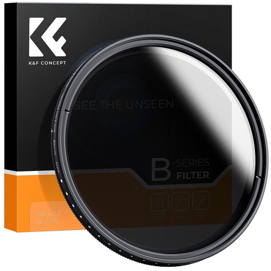 Filtr szary regulowany K&F Concept Basic Fader NDX ND2 - ND400 - 58 mm Inna marka