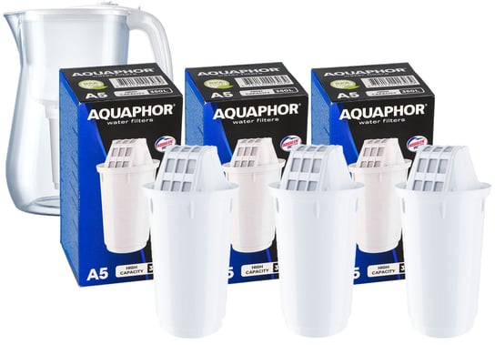 Filtr wkład filtrujący od dzbanka Aquaphor A5 350 LITRÓW 3 szt AQUAPHOR