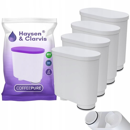 Filtr Wody Do Ekspresu Haysen&Clarvis Philips 5000 Lattego Latte Go, 4 Szt. Haysen&Clarvis