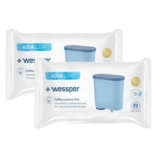Filtr wody do ekspresu Philips LatteGo Latte Go Wessper AquaClear - 2 szt Wessper