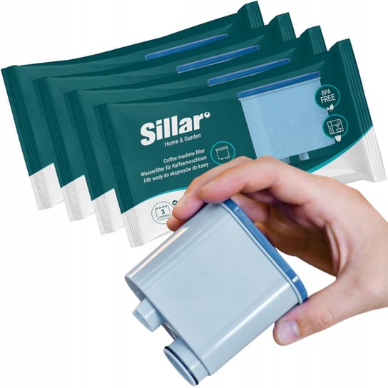 Filtr wody Sillar do ekspresu Saeco Philips Latte Go z system Aquaclean 4x Sillar