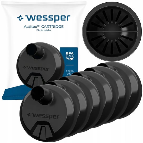 Filtr zamiennik do butelki Aquaphor City - Wessper Actitex CARTRIDGE - 6szt Wessper