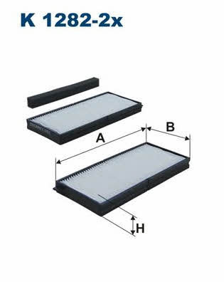 Filtron K 1282-2X Filtr Kabinowy Filtron