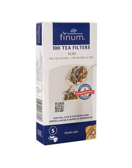 Filtry do herbaty FINUM S, 100 szt. Finum
