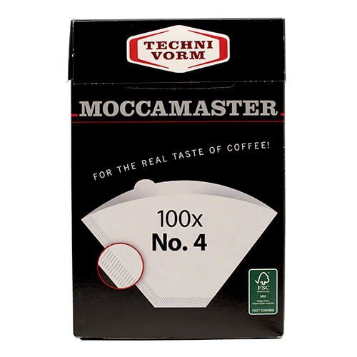 Filtry do kawy papierowe MOCCAMASTER nr 4, 100 szt. Moccamaster