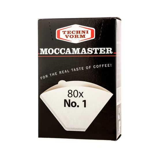 Filtry do kawy papierowe MOCCAMASTER, rozmiar 1, 80 szt. Moccamaster