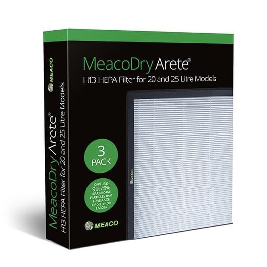 Filtry HEPA H13 do osuszaczy Arete® One 10L/12L -3szt. Meaco