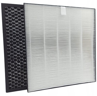 Filtry hepa i węglowy oczyszcz. Sharp UA-HG30E-B Filterbank
