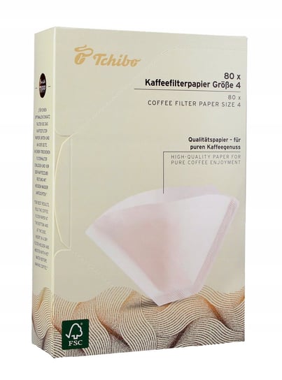 Filtry papierowe do ekspresu Tchibo roz 4 (80szt.) Tchibo