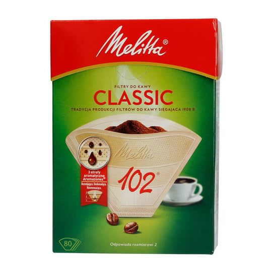 Filtry papierowe do kawy MELITTA 102 Classic, 80 szt. Melitta