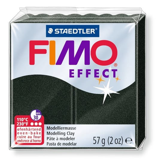 Fimo Effect, masa termoutwardzalna,  czerny perłowy, Staedtler Fimo