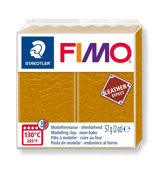 Fimo effect skóra, masa termoutwardzalna, ochra Staedtler