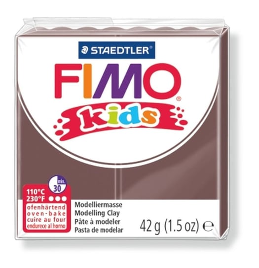 Fimo Kids, masa termoutwardzalna, modelina, brązowa Staedtler