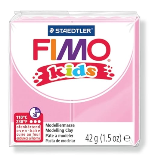 Fimo Kids, masa termoutwardzalna, modelina, jasnoróżowa Staedtler