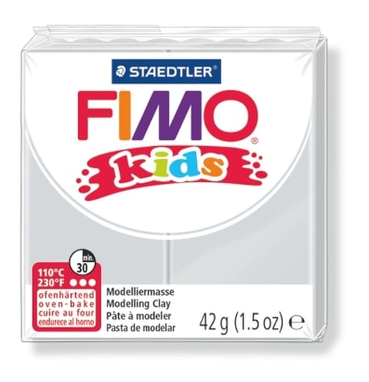 Fimo Kids, masa termoutwardzalna, modelina, jasnoszara Staedtler