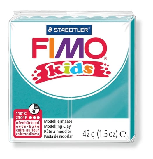 Fimo Kids, masa termoutwardzalna, modelina, turkusowa Staedtler