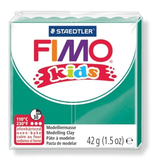 Fimo Kids, masa termoutwardzalna, modelina, zielona Staedtler