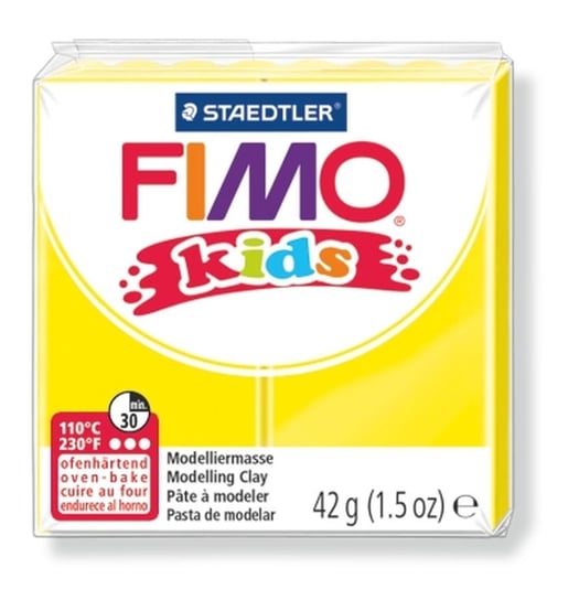 Fimo Kids, masa termoutwardzalna, ,odelina, żółta Staedtler