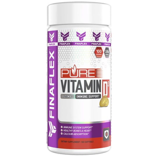 Finaflex, Pure Vitamin D3, Suplement diety, 100 kaps. Finaflex