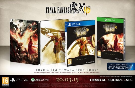 Final Fantasy Type-0 HD - Edycja Steelbook Square Enix