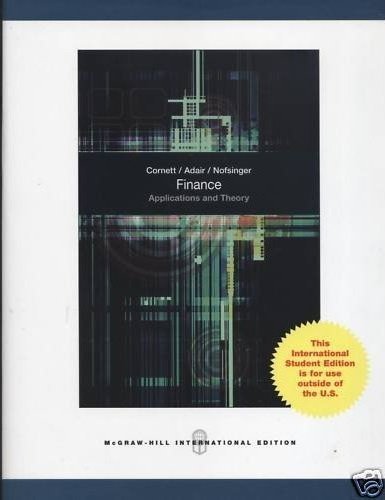 Finance Applications and Theory Adair Troy