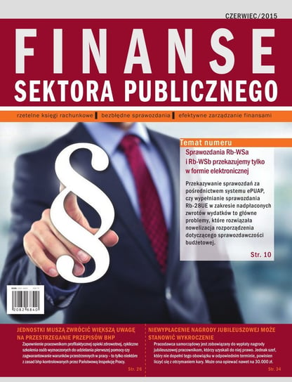 Finanse sektora publicznego. Czerwiec 2015 r. Opracowanie zbiorowe