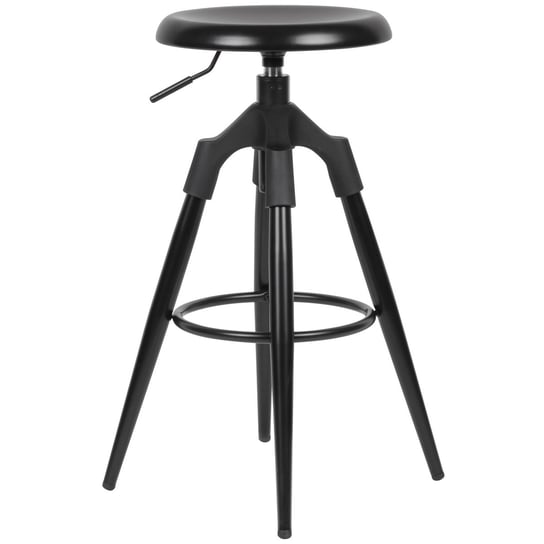FineBuy metalowy stołek barowy 72-80cm nowoczesny FineBuy