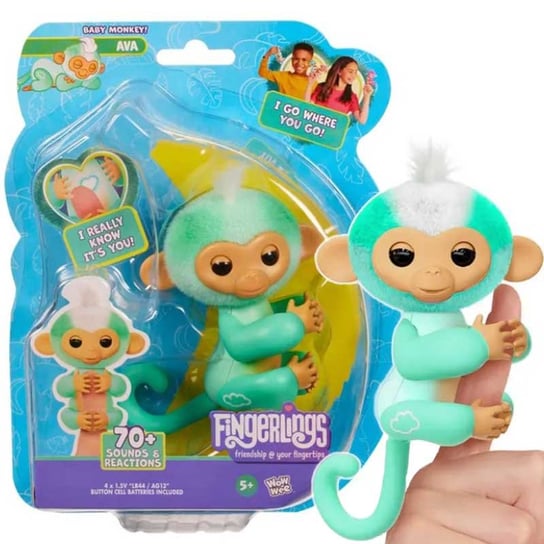 FINGERLINGS INTERAKTYWNA MAŁPKA AVA Na Palec Fingerlings