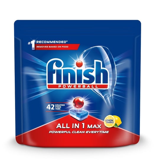 Finish All In 1 Max Tabletki do zmywarki cytrynowe 42 szt. FINISH