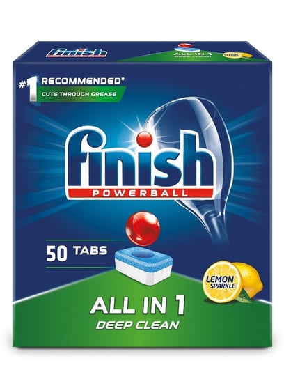 Finish All-in-1 tabletki do zmywarki 50 szt. cytrynowe FINISH