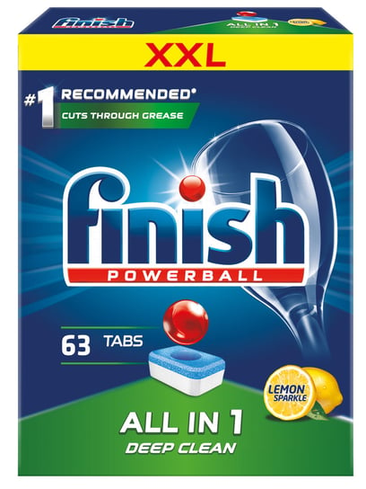 Finish All in 1 Tabletki do zmywarki 63 szt. cytrynowe FINISH