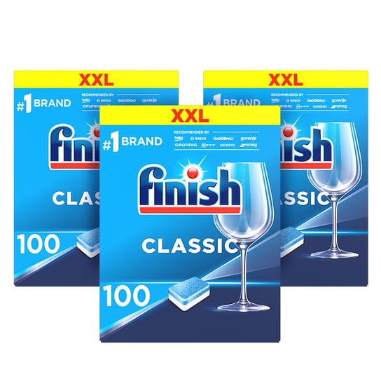 Finish Classic, tabletki do zmywarki -300 sztuk Finish line