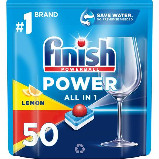 Finish, Kapsułki do zmywarki Power All-In-1 Lemon, 50 szt. Inny producent