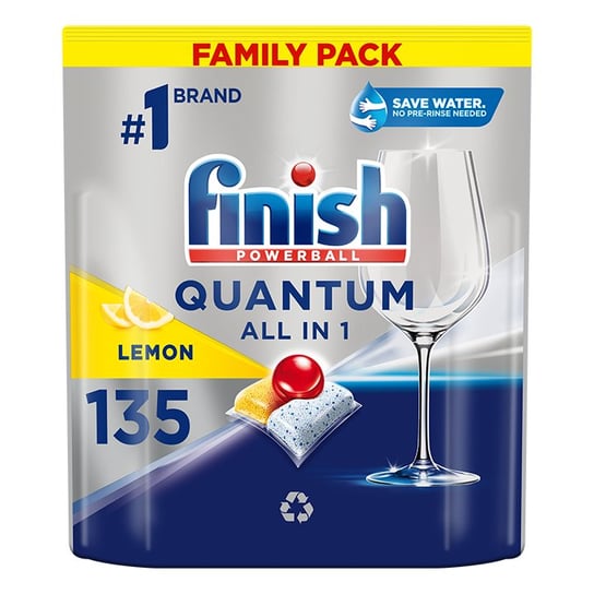 Finish Kapsułki Quantum All-in-1 Lemon 135szt. FINISH