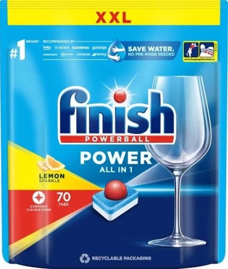 Finish N 70Szt Power All In1 Tabl.D/Zmyw. Lemon /3235344 FINISH