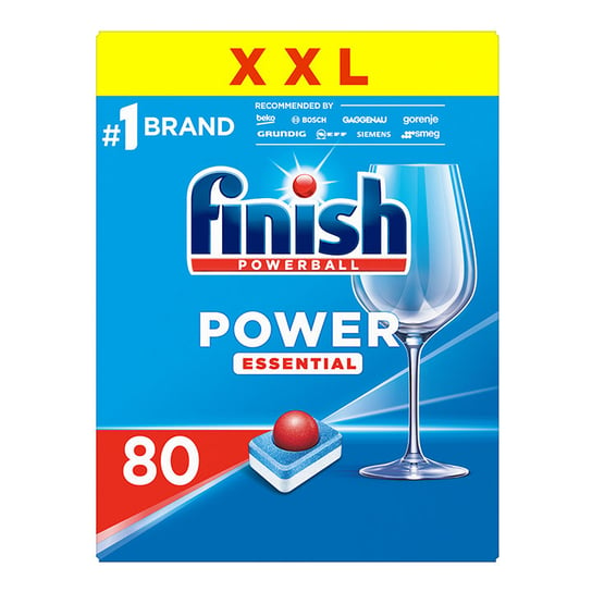 Finish Power Essential Tabletki do Zmywarki 80szt FINISH