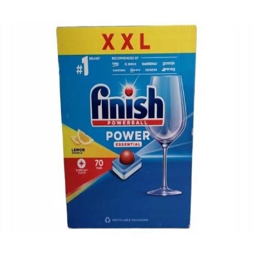 FINISH Power Essential XXL Tabletki do zmywarki lemon, 70szt. FINISH
