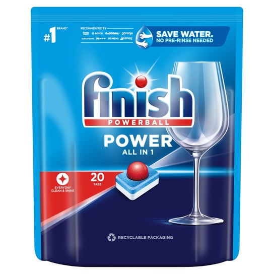 Finish Power Fresh Tabletki do mycia naczyń w zmywarce 320 g (20 sztuk) FINISH
