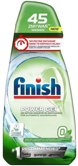 Finish Power Gel 0% Żel do mycia naczyń w zmywarce 900 ml FINISH