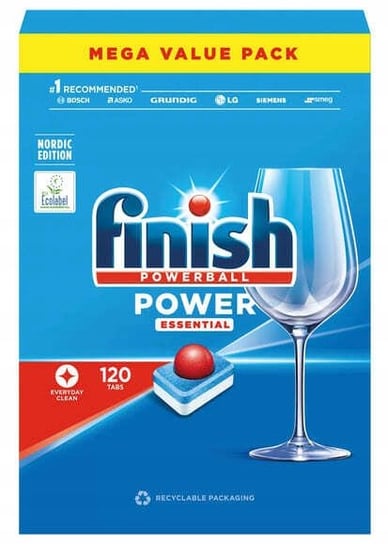 Finish powerball essential 120 szt FINISH
