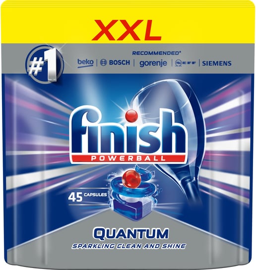Finish Quantum Max Tabletki do zmywarki 45 szt. FINISH