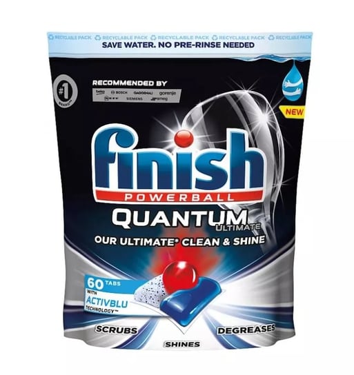 Finish Tabs Powerball Quantum Ultimate All In One Op 60Szt Reckitt Benckiser