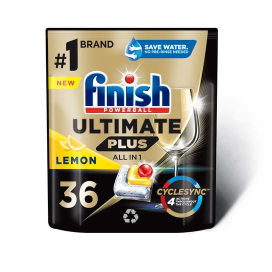 Finish Ultimate Plus Kapsułki do Zmywarki 36 Lemon Reckitt Benckiser