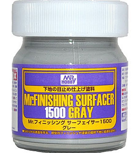 Finishing Surfacer, Gray, 1500 Finishinh Surfacer