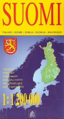 Finlandia. Mapa 1:1 200 000 Jana Seta