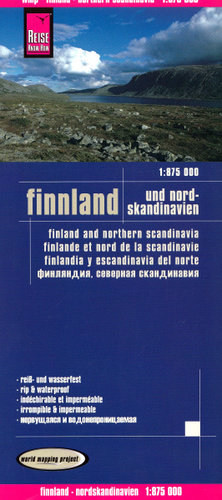 Finlandia Północna, Skandynawia. Mapa 1:875 000 Reise Know-How