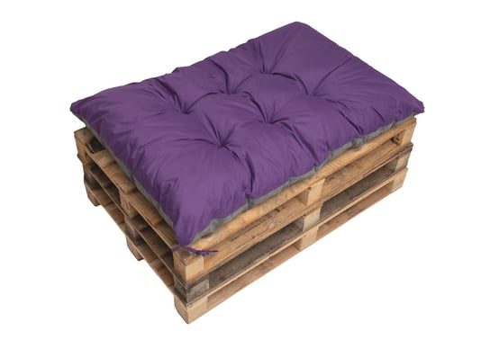Fioletowa poduszka na paletę, 120x50, poduszka na meble ogrodowe z palet, poduszka do ogrodu, poduszka zewnętrzna/ Setgarden Inna marka