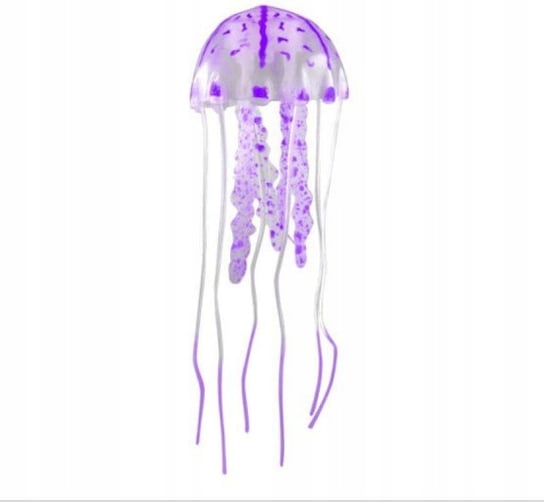 Fioletowa świecąca meduza co2 ozdoba akwarium AlfaZOO