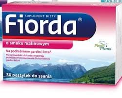 Fiorda, suplement diety, smak malinowy, 30 pastylek do ssania Phytopharm